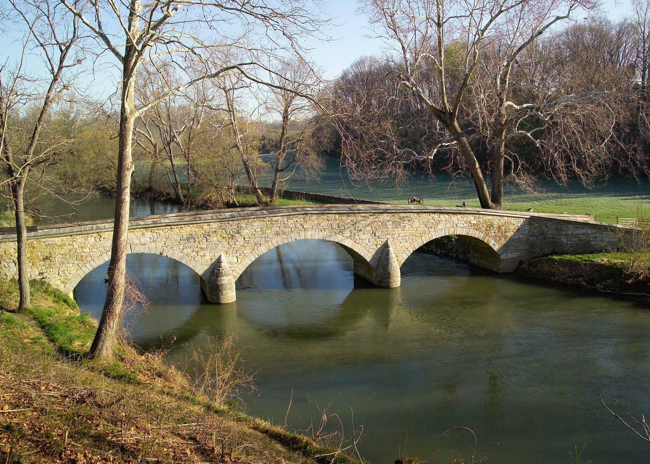 stone bridge over a creek