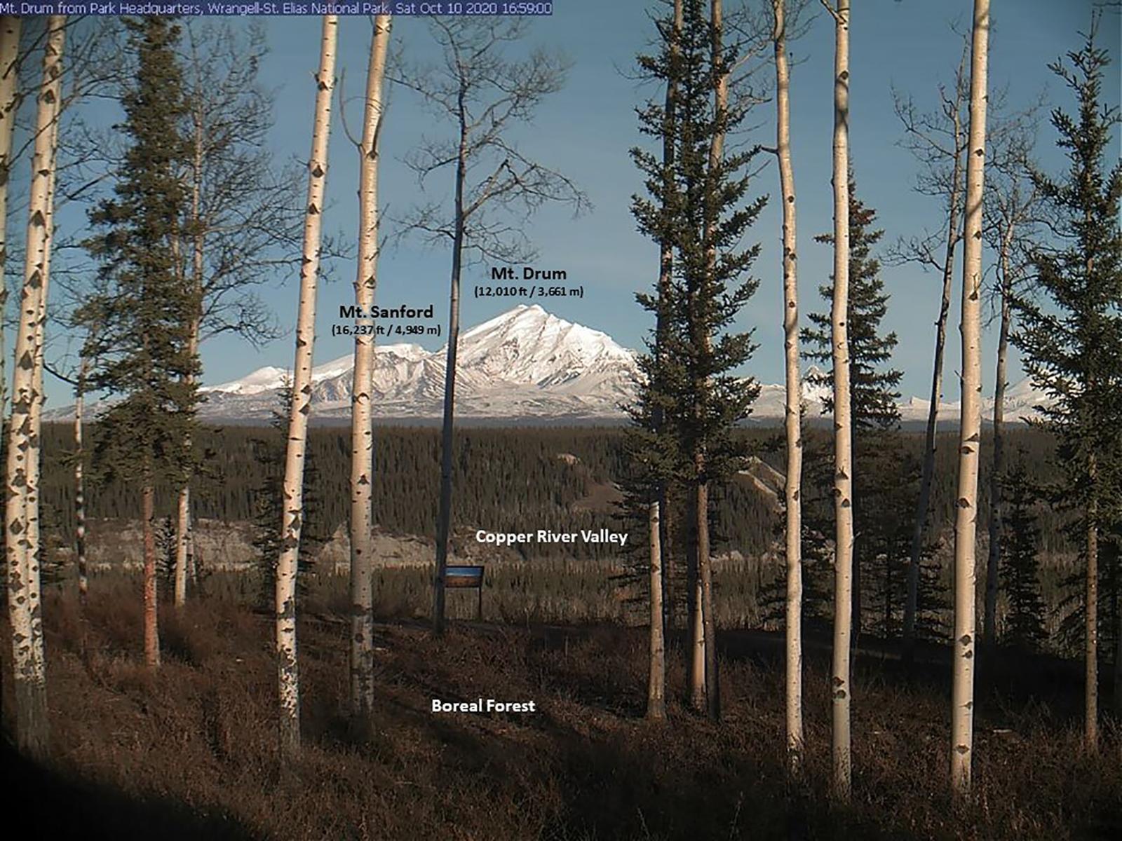 webcam view from headquarters visitor center