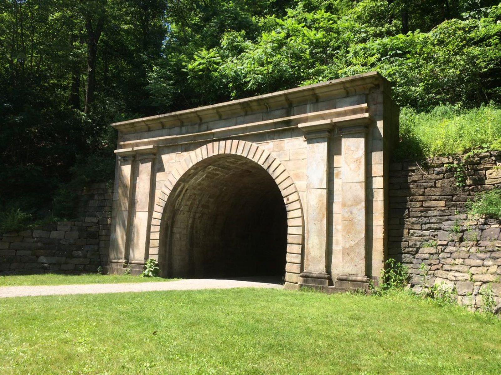 Railroad tunnel entrance